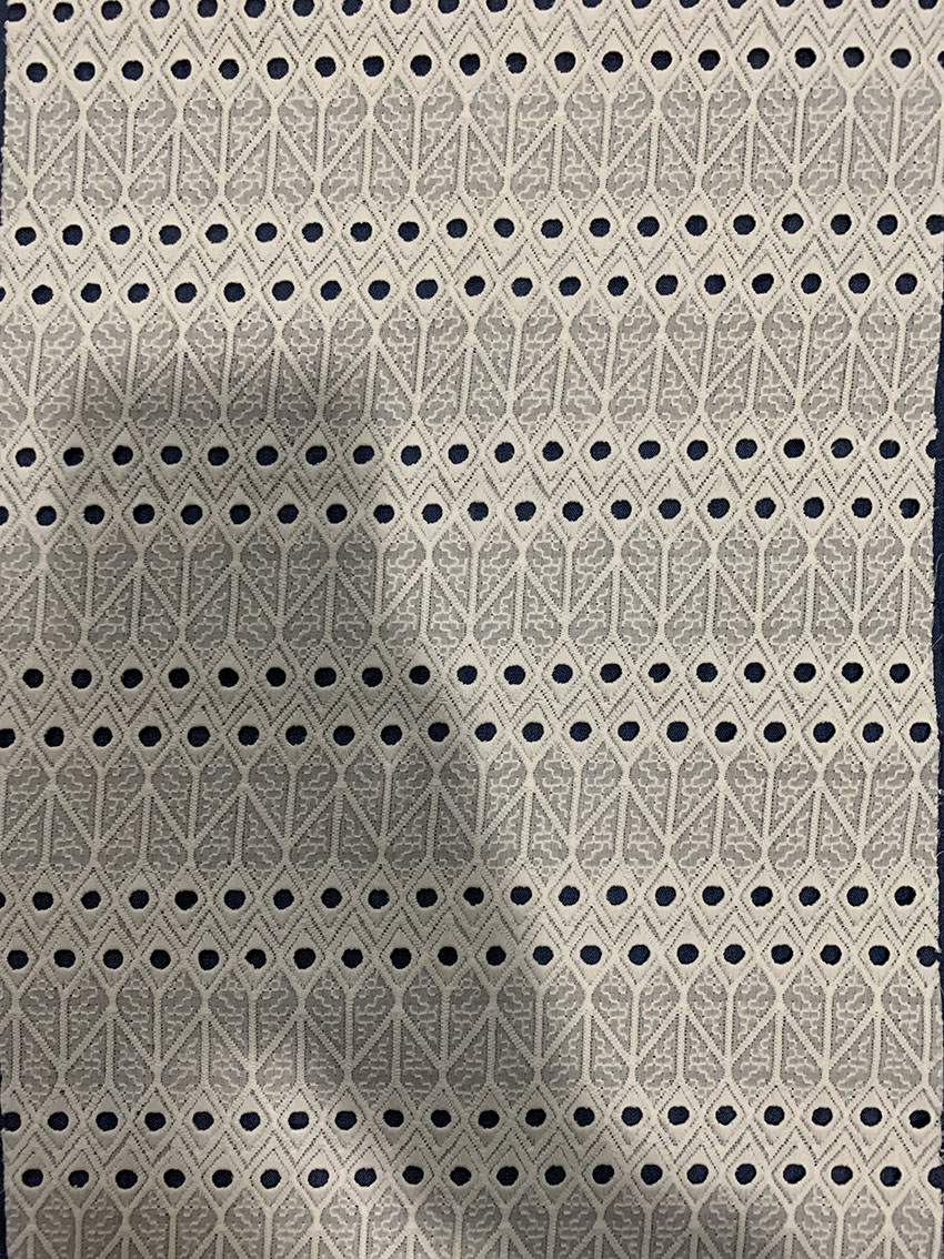 Cotton embroidery fabric texture